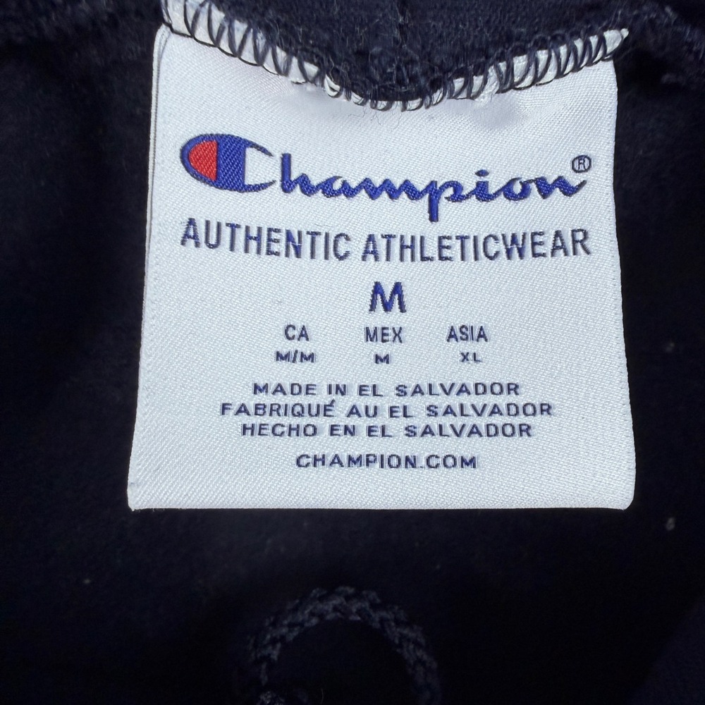 Champion Syracuse University Hoodie Navy Blue Mens Medium Sweatshirt NCAA - Picture 7 of 9